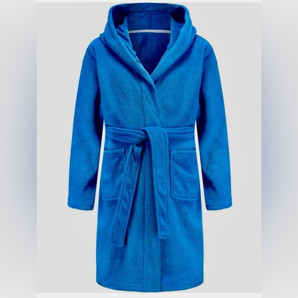 Bathrobe with hoodie, 5-6 years - Picture 1 of 3